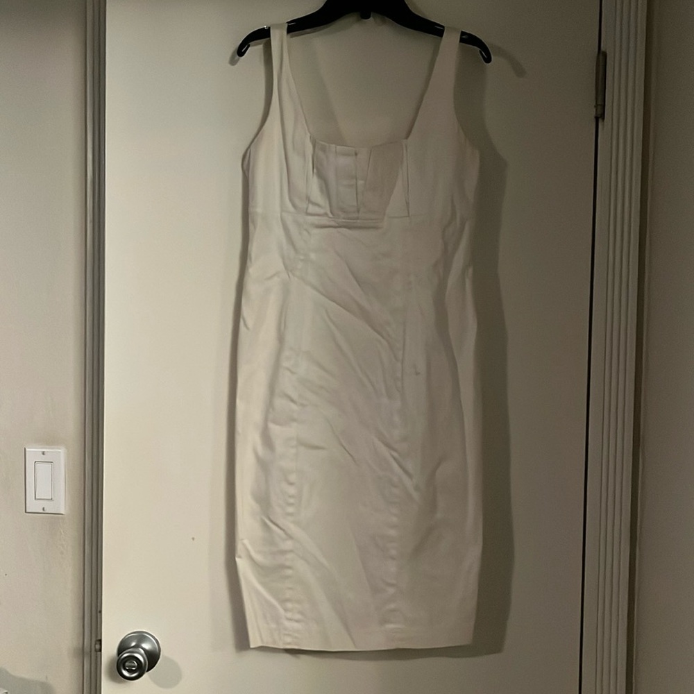 White Calvin Klein dress